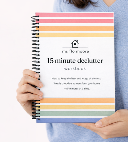 The 15 Minute Declutter Workbook - Digital Download