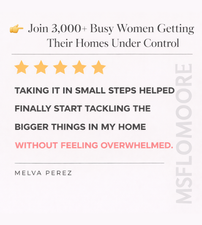 The 15 Minute Declutter Workbook - Digital Download