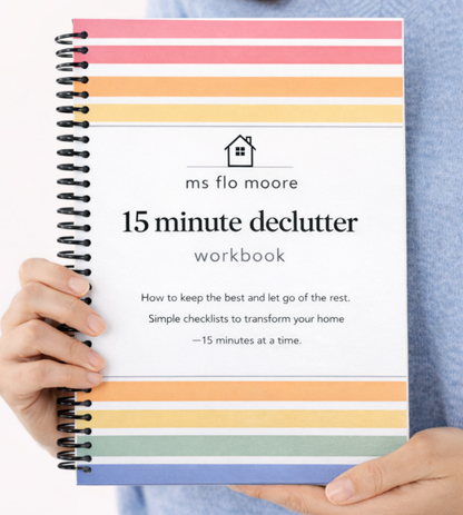 The 15 Minute Declutter Workbook - Digital Download